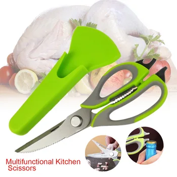 

High Quality Kitchen Scissors Knife For Fish Chicken Household Stainless Steel Multifunction Cutter Shears Cooking Tools
