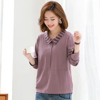 

2020 new summer white striped t-shirt women short-sleeved t-shirt half-sleeved small v-neck bottoming shirt plus