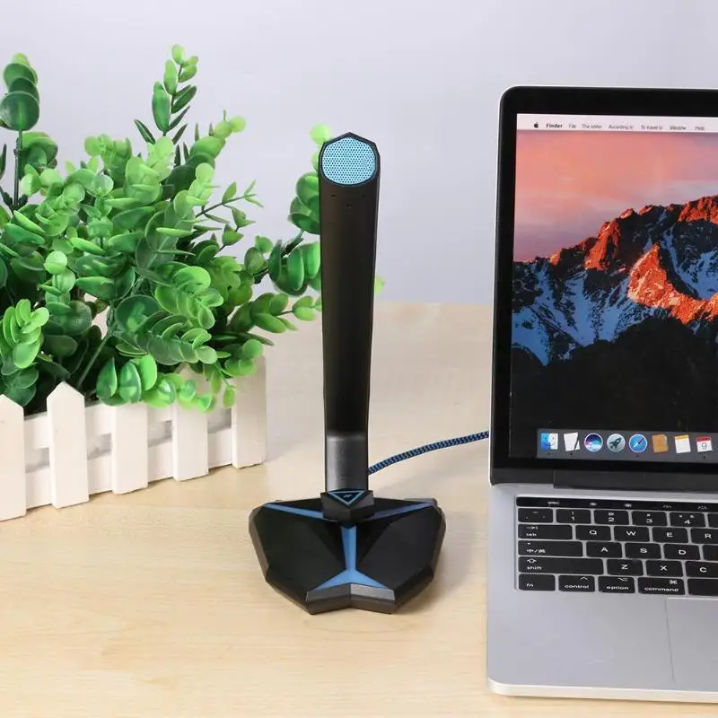 USB всенаправленный микрофон для настольного ПК потоковая студия