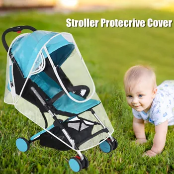 

Stroller Rain Cover Universal Protective Shield Windproof Waterproof Anti-dust