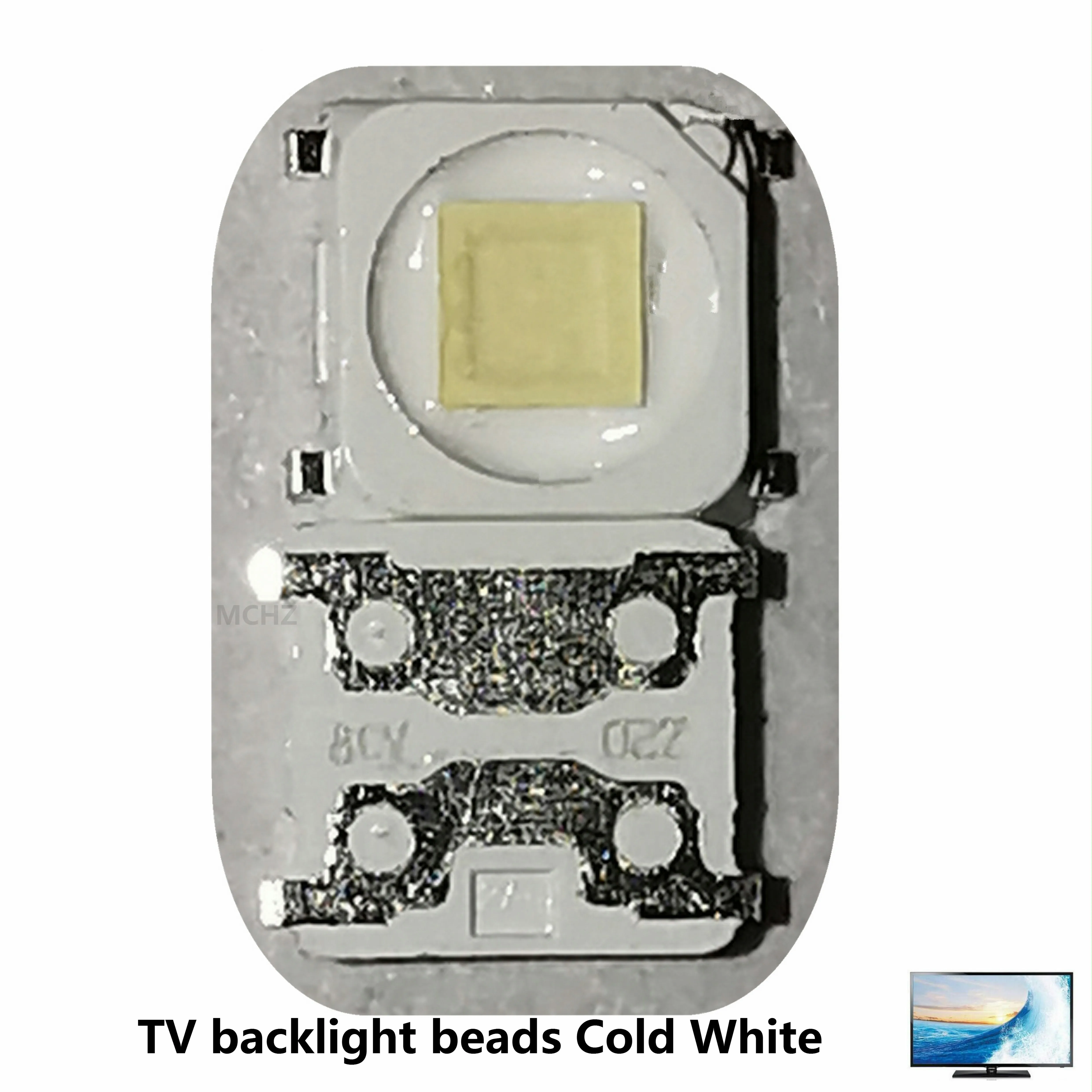 100 шт./лот SMD СВЕТОДИОДНЫЙ 3228 3V Синий 2828 1,5 Вт высокой мощности Мощность для SAMSUNG ТВ Подсветка