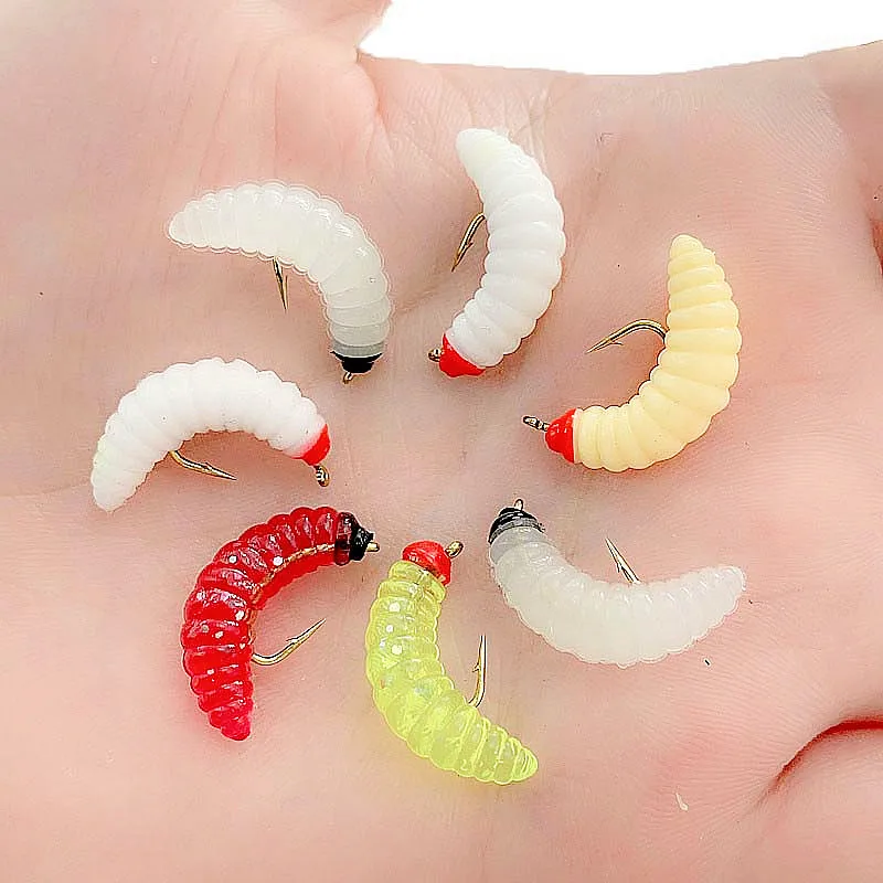 1Pcs/Box 12 Styles Artificial Insect Bait Flies Fly Fishing Lures Dry