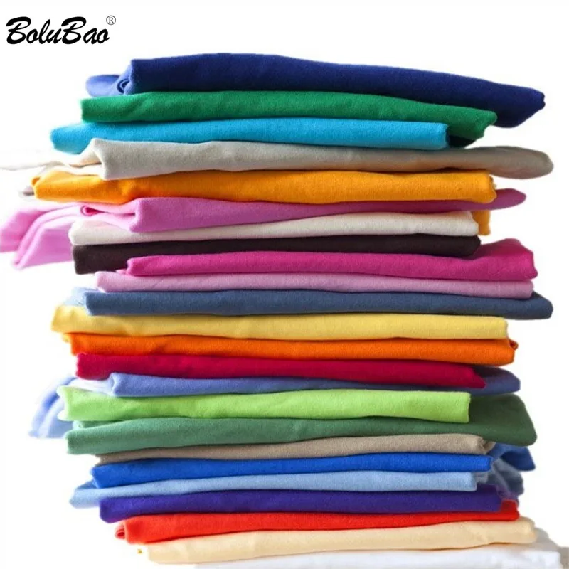 BOLUBAO, новинка, Мужская Однотонная футболка, мужские футболки, летние, скейтборд, для мальчиков, футболка, много цветов, повседневные топы, простой стиль