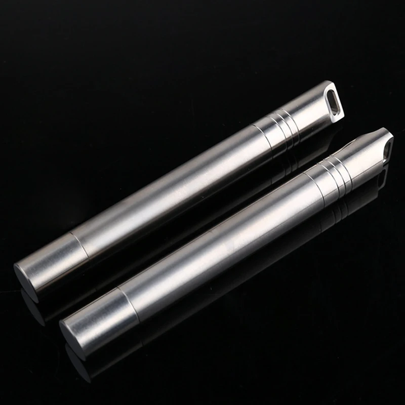 1pcs Titanium Seal Bottle Waterproof Toothpick Titanium Alloy EDC Bottle Outdoor Tool