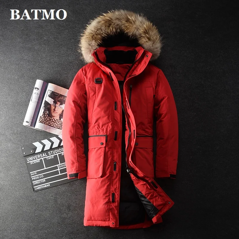 BATMO 2019 Новое поступление зимние высококачественные толстые мужские куртки с
