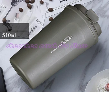 

36Pcs Hot 380 & 500ml 304 Stainless Steel Thermo Cup Travel Coffee Mug with Lid Car Bottle Vacuum Flasks Thermocup Gift