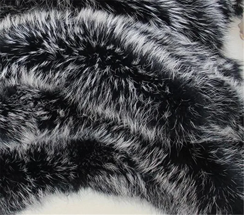 Натуральный мех манжеты оверсайз натуральный мех енота сапоги рукава с манжетами рукав для женщин Зимнее Пальто пуховое пальто перчатки гетры - Цвет: Black and white