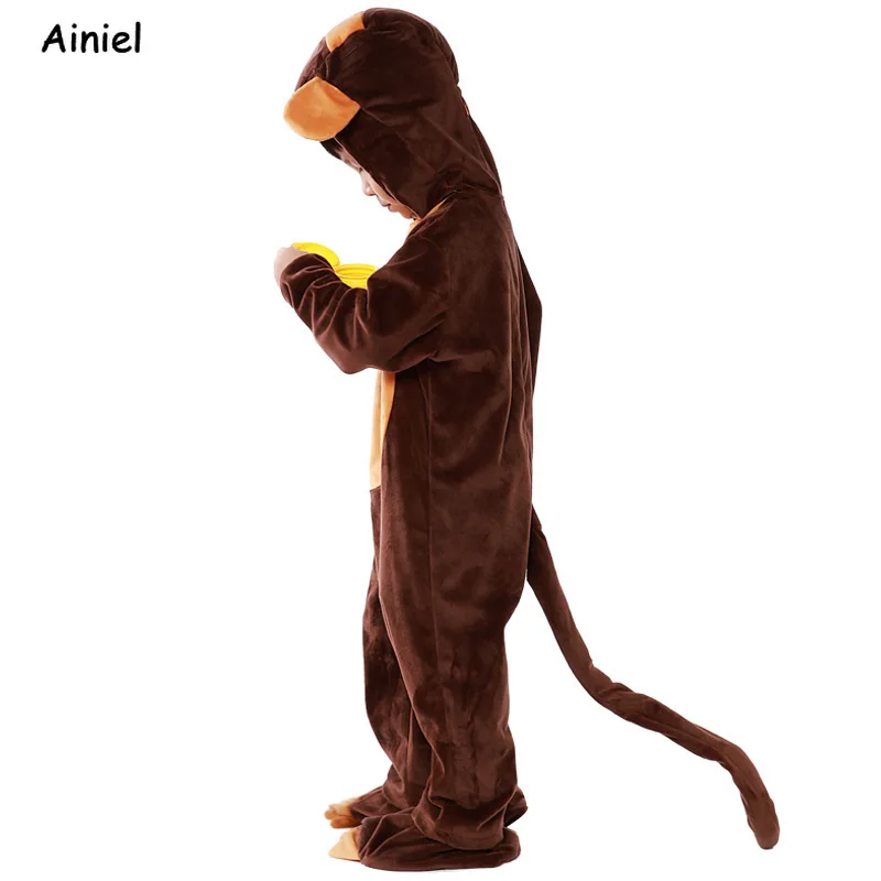 Adult Kids Monkey Cosplay Costume Jumpsuits Halloween Costume Animal play home service Performance Men Parent-child Clothing Adult Kids Monkey Cosplay Costume Jumpsuits Halloween Costume Animal play home service Performance Men Parent-child Clothing