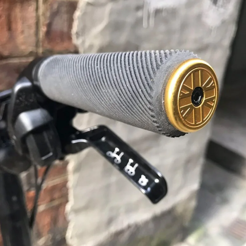 

3 Colors 1 pair Bicycle Handlebar Plugs for Brompton Folding Bike M Handlebar Aluminum Alloy 33g