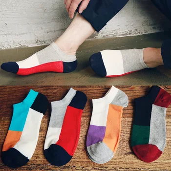 

Spring and Autumn Invisible Men's and Women's Socks Sweat and Deodorant Sports Socks Men's Cotton Boat Socks