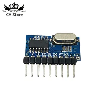

315/433MHz Learning Superheterodyne With Decoding Universal RF Remote Control Receiver Module Wireless Automotive General Pu