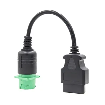 

J1939 Male To OBD2 Male Car 9 Pin To 16 Pin Truck Diagnostic Scanner Cable Adapter for Cummins Engine Car Diagnostic Tools