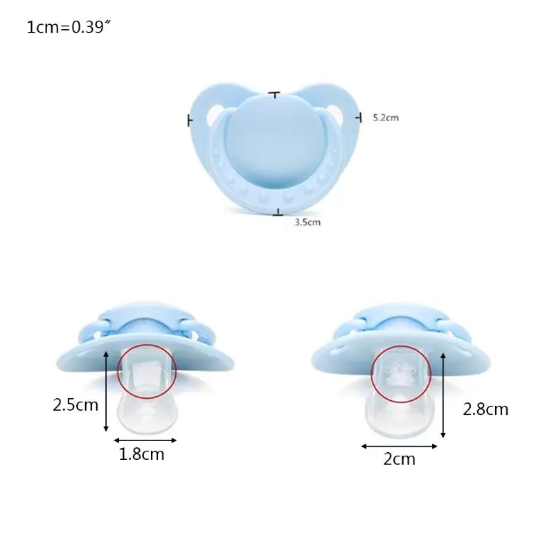 Cute Newborn Baby Orthodontic Pacifier Infant Silicone Teat Dummy Nipple Soother New