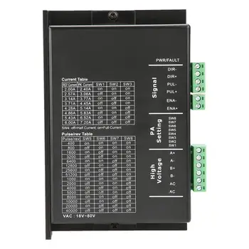 

MA860C 2 Phase Stepper Motor Driver for CNC NEMA34 86 Motor 18-80VAC Tool