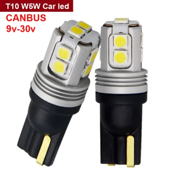 

2PCS W5W T10 Car LED Canbus Clearance Lights Bulb For Citroen C5 C4 C3 Mini Cooper Opel Astra Auto Turn Side Light Marker Lamp