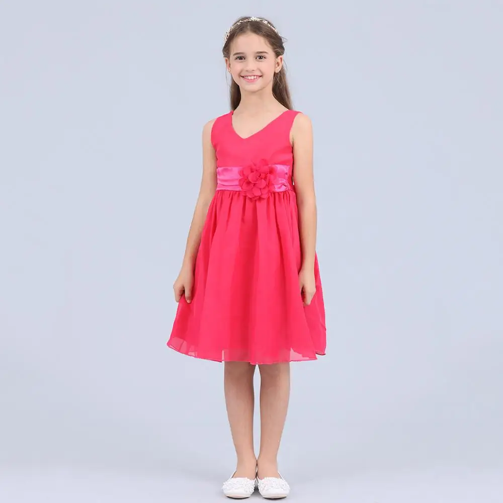 iiniim Girls Teenage Birthday Party Dress Elegant Floral Princess Dress Ball Gown Tutu Dress for Weeding Kids Vestidos Clothing