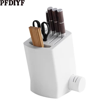 

Intelligent Disinfection Knife Holder Tool Kitchen Block Chopstick Holder Box Multi-function Ultraviolet Drying Drain Chopstick