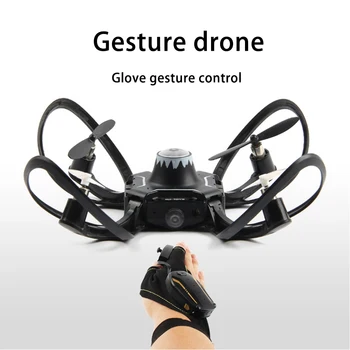 

Drones Gloves Gesture Control RC Drone With Camera Quadcopter Helicopter Magic WIFI Gesture Sensing Foldable Micro Pocket Drone