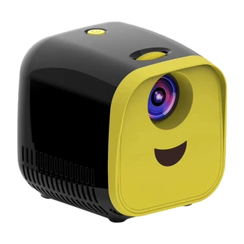 

L1 Projector Mini Home Kids Portable LED Projector 480P 2000LED Lumens, Support 1080P(EU Plug)
