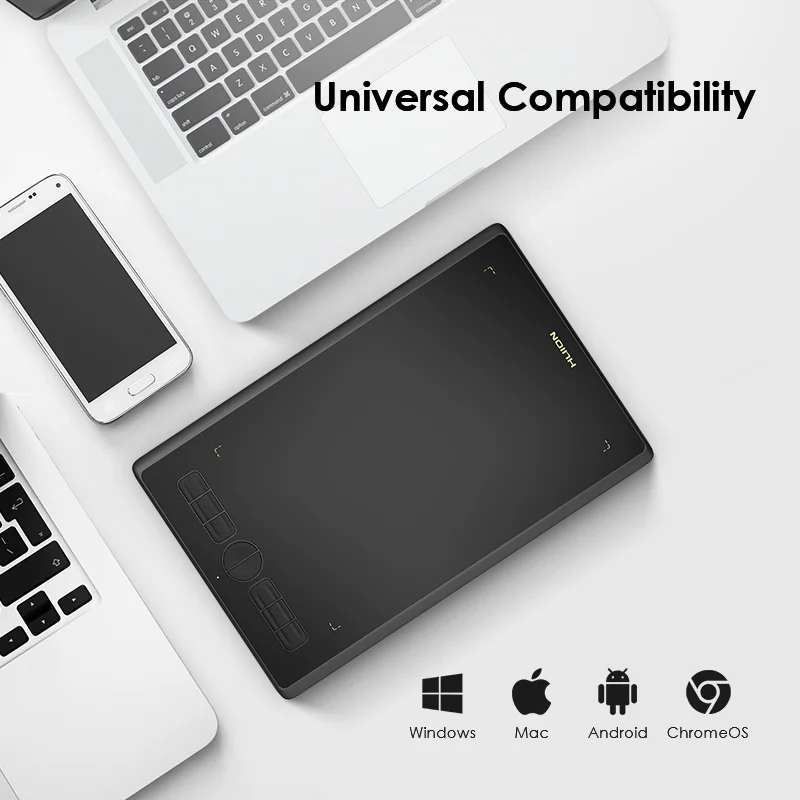 HUION H580X INSPIROY Graphics Tablets Drawing Digital Tablets 8 x 5inches Art Digital Tablet for Drawing Battery-Free PW100 Pen - Image 4