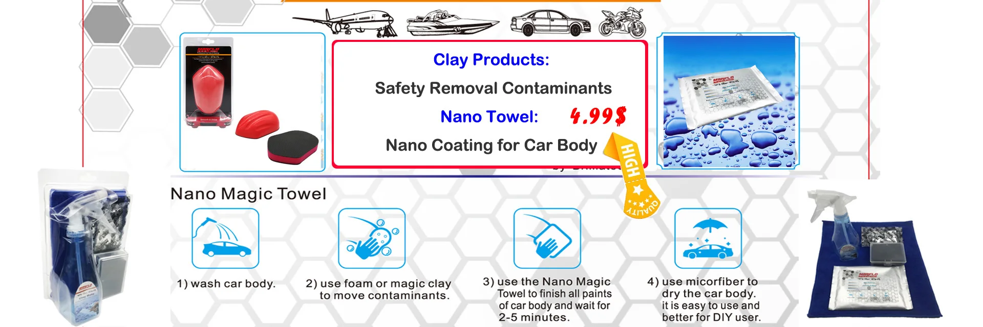 Marflo нано керамическое покрытие супер краска кристалл материал волшебное полотенце мойка автомобиля