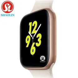 Золотые мужские Смарт-часы для Apple watch iphone 6 7 8 X samsung Android Смарт-часы телефон Поддержка Whatsapp сообщение напоминание