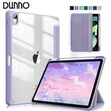 

iPad case For 2021 Mini 6 Pro 11 9th Generation Case 10.2 2018 9.7 5/6th Air 2/3/4 10.5 10.9 PU Silicon Transparent Cover Funda