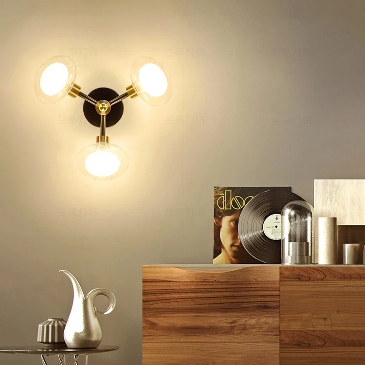 Modern Nordic Minimalist Wall Lamp Creative Art Deco Led Wall Light For