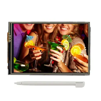 

For Raspberry Pi 4 Model B/3B+/3B/2B/B+/Zero 3.5-inch LCD touch display + touch pen 50 FPS SPI high refresh rate