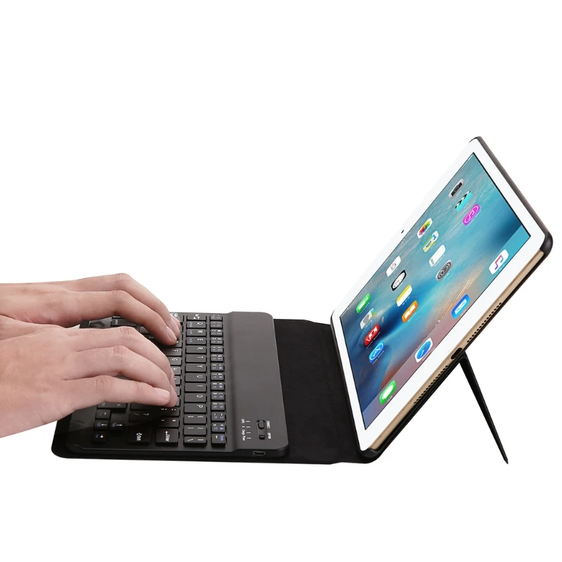 Фолио складной Bluetooth 3,0 чехол для клавиатуры стенд для iPad Pro 9," /Air 1/2