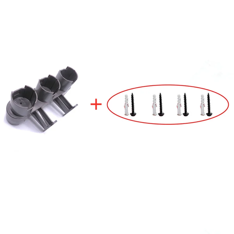 1 Set Punch Аксессуары для хранения оборудования полка для Dyson V7 V8 V10 абсолютная щетка инструмент насадка база кронштейн Запчасти для пылесоса как на ТВ - Цвет: 1 Set Punch