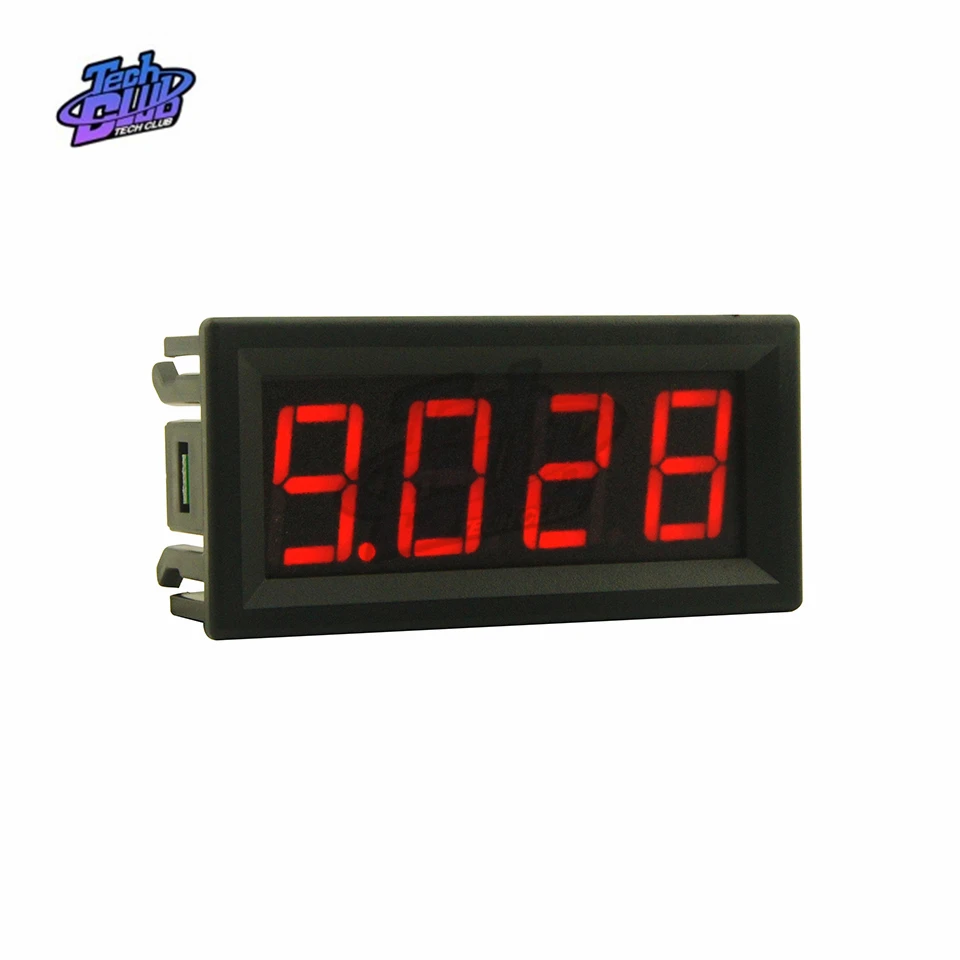 

0.56" Mini LED Digital Voltmeter Voltage Meter Car Motorcycle Volt Tester Detector DC 1000V 10A Capacity Monitor Red Green Blue