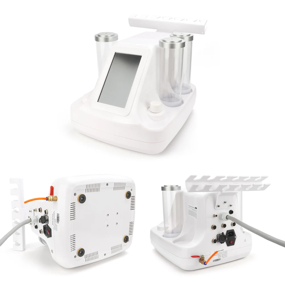 Máquina de Massagem Cuidados com a Pele 6 em 1 Deciniee Pequena Bolha Ultra-sônica Hydra Profunda Facial Ance Pore Cleaner Bio Luz Dispositivo rf 4 rf hydra profunda facial ance pore cleaner