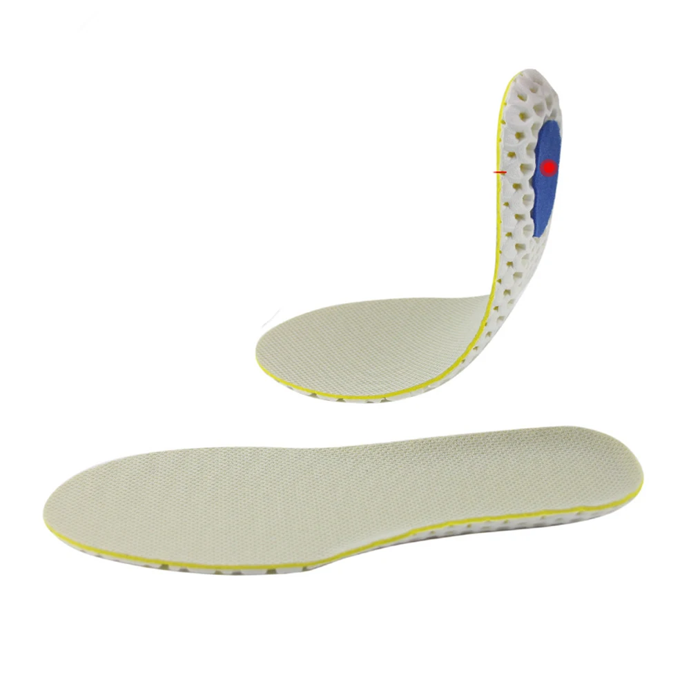 

Arch Support Foot Pads Men Women High Elastic Inserts Shock Absorption Care Comfortable Running Flat Sports Insoles Trim Edges