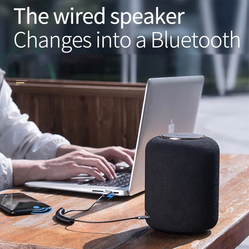Baseus AUX Bluetooth адаптер автомобильный 3 5 мм Jack кабель программный ключ Handfree комплект