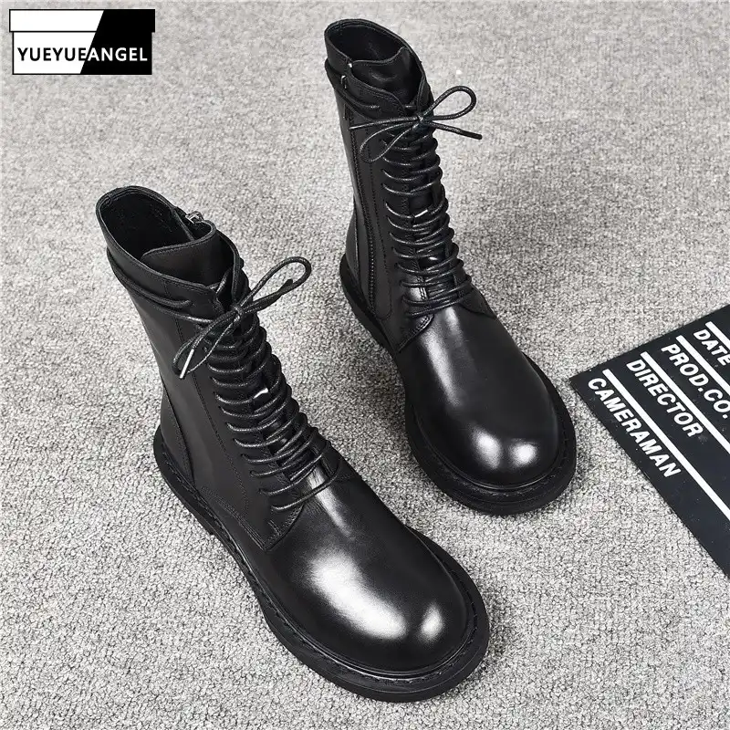 flat round toe boots