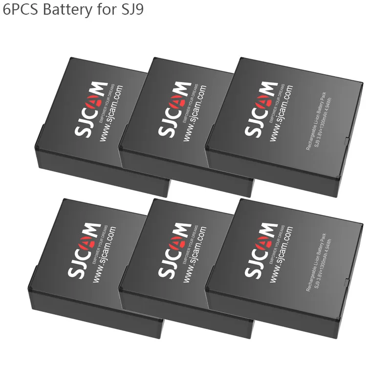 SJCAM SJ9 Strike аккумулятор 1300mAh литий-ионная аккумуляторная батарея для оригинальной SJCAM SJ9 Strike/SJ9 Max аксессуары для экшн-камеры