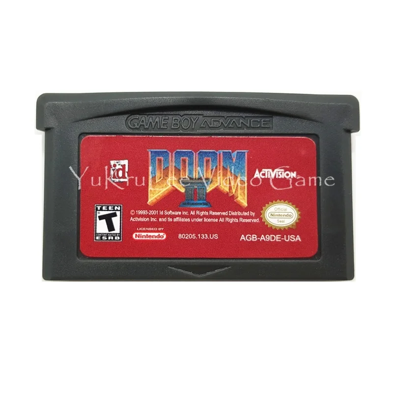 Doom Серия 32 бит видеоигры картридж консольная карта для nintendo GBA серии консолей английский язык - Цвет: Doom 2 US