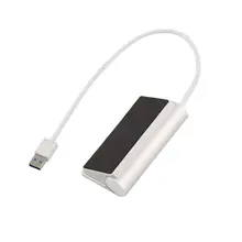 Алюминий 4 Порты и разъёмы USB 3,0 концентратор 5 Гбит/с, высокая супер Скорость Кабель-адаптер для портативных ПК сплиттер usb-хаб аксессуар для ноутбука