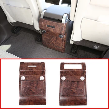 

Rose Wood Grain ABS Interior Rear Row Air Conditioning Vent Frame Cover Trim For Land rover Discovery 5 HSE LR5 L462 2017-2020