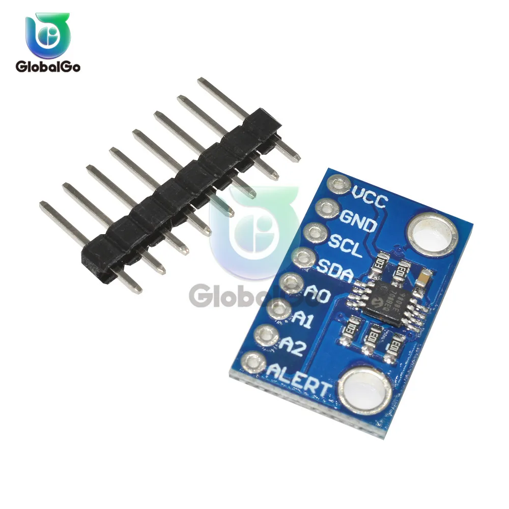 Высокая точность датчик температуры MCP9808 IEC Breakout плата модуль 2,7 V-5 V логическое напряжение для Arduino 9808 8-контактный разъем