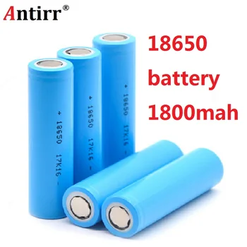 

5pcs/lot 18650 Batteries 3.7v 1800mah Li-ion rechargeable Battery for laser pen free shipping