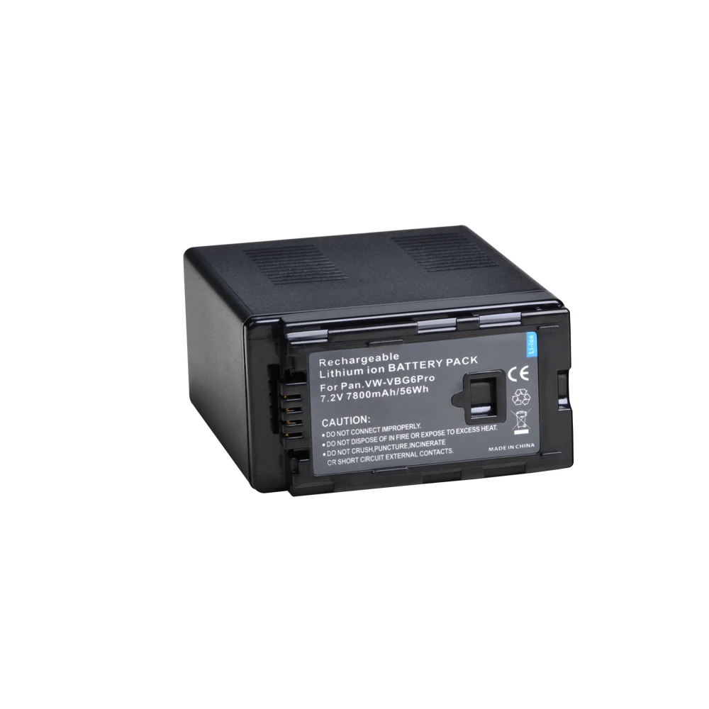 1 шт. VW VBG6 VWVBG6 батарея со светодиодным индикатором мощности для Panasonic AG AC7 AC160A 130 AF100