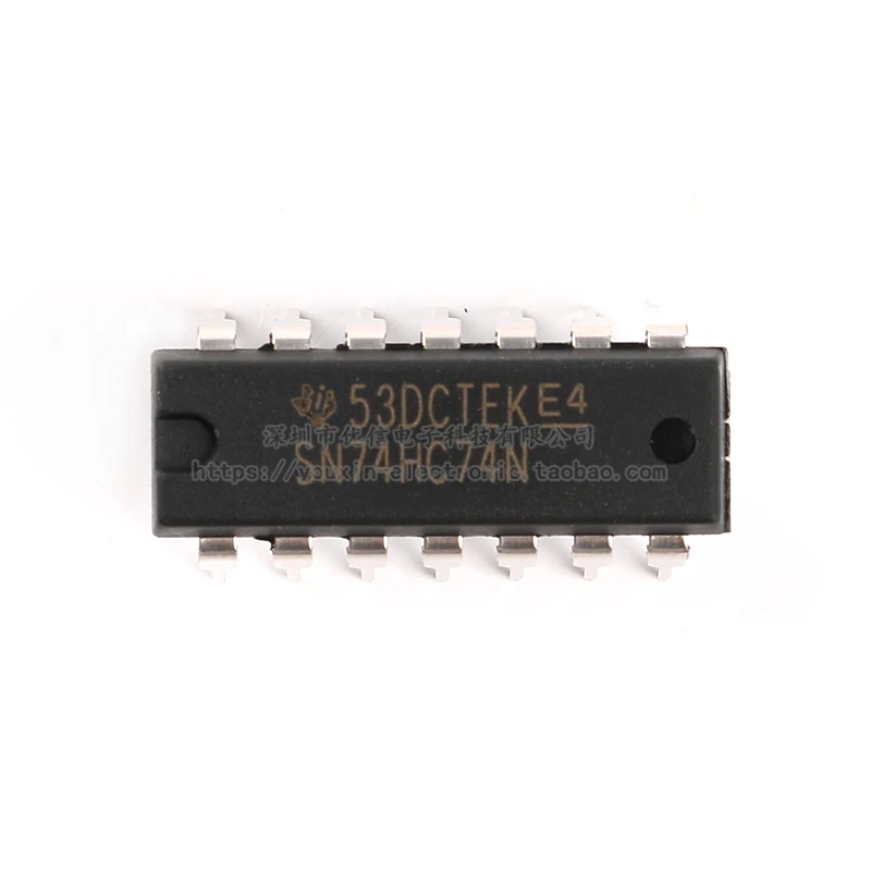 10 шт. SN74HC74N двойной D триггер с сбросом DIP-14 IC