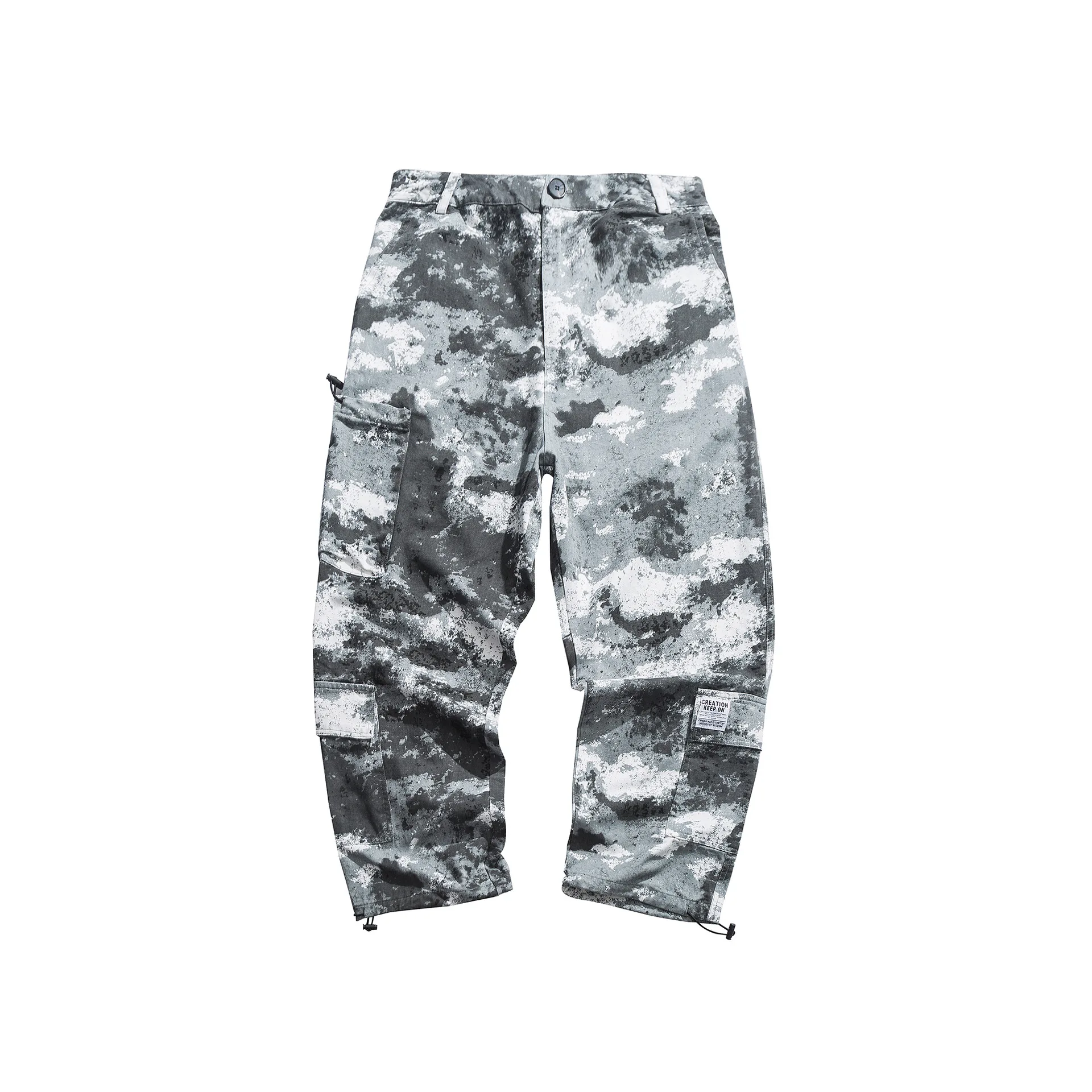 

City Where the Product Autumn Japanese-style Camouflage Workwear Casual Pants Men's Popular Brand Casual Pants Men's Beam Leg Bi