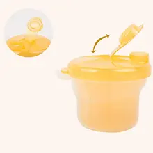 1 шт., портативный дозатор для детского молочного порошка, безопасный, для младенцев, для малышей, 3 сетки, контейнер для хранения продуктов, уход за ребенком, коробка для кормления, поставки