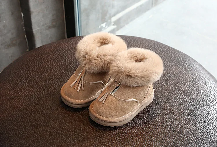 CCTWINS/детская обувь; коллекция года; зимняя детская кожаная обувь для маленьких девочек; модные зимние ботинки; Теплые ботильоны для малышей; SNB029
