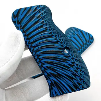 

Custom G10 CZ75 Grips for CZ 75/85 Compact, CZ P-01, P100, C100, T100, PCR, CZ 75 D, Gun Grips Screws Included, Sunburst Texture