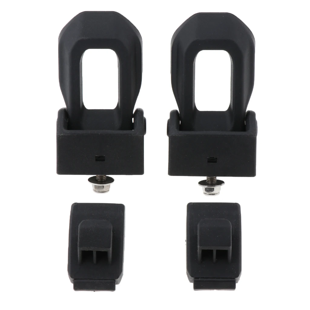 Replacement Hood Latches Hood Lock Catch Latches Pair for For Jeep Wrangler 2007-2018 JK JL (Black)