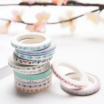 

Flower Paper Decals Decorative DIY Tape Fashion Supply School Office Convenient Cute Gift Scrapbooking